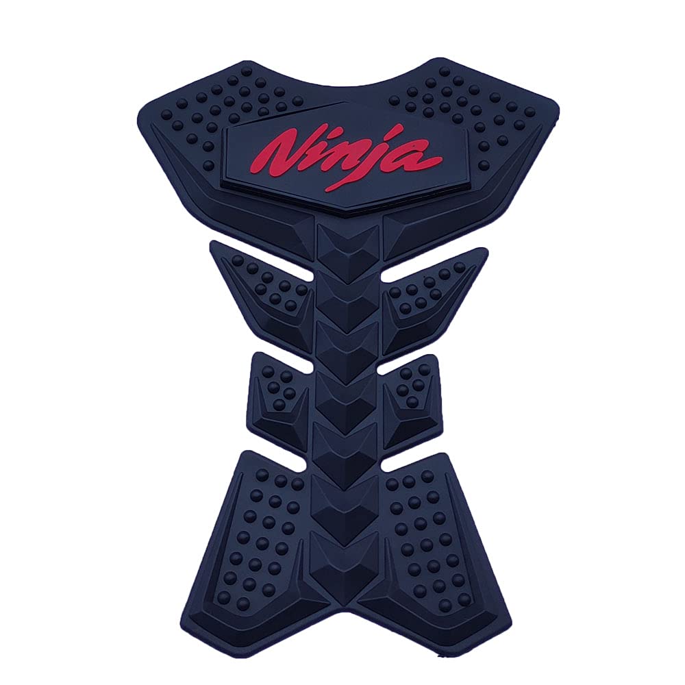 Red Gas Tank Rubber Protector Pad for Kawasaki Ninja 400/Zx6r/Zx10r/H2r/650/Zx12r/Zx14r/300/900/1000/250/750R/750R - Dur